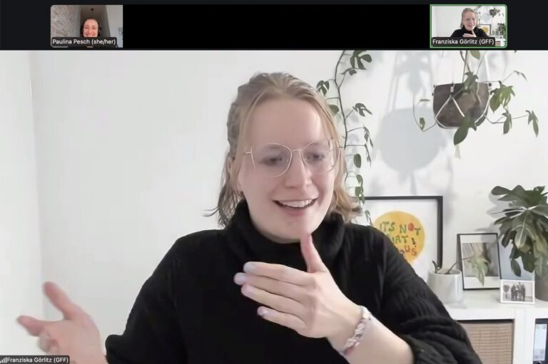 Gastvorlesung von Franziska Görlitz (GFF) am 16. Januar 2025